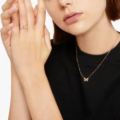 DAC2003 BFLYS 0009R 110 Dodo butterfly ring 9k rose gold