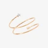 DBC1007 STAR3 DB09R 010 Dodo spiral bracelet stars 9k rose gold diamonds