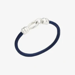 Bracciale nodo con chiusura in argento 925