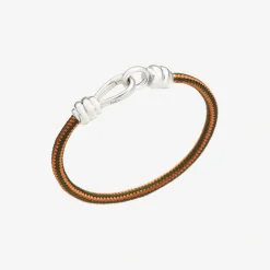 Bracciale nodo con chiusura in argento 925