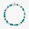 DBC2004 RONDE VP0AG 010 Dodo rondelle bracelet 925 silver recycled plastic