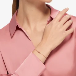 DBC3006 KNOTS 0009R 100 Dodo nodo bracelet 9k rose gold