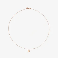 Collana in oro con ciondolo quadrifoglio