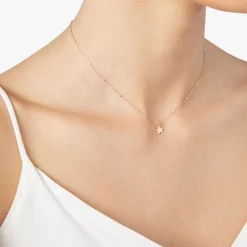 DCB9005 STARX 0009R 100 Dodo mini star necklace 9k rose gold