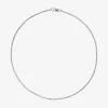 DCC2001 KNOT0 000AG 010 Dodo nodo necklace 925 sterling silver nodo snap hook closure