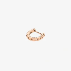 Orecchino granelli in oro rosa 9K. Mezzo paio.