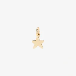 Ciondolo stellina in oro giallo 18K.