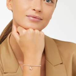DMB2016 LETML 0009R 110 Dodo letter m charm 9k rose gold