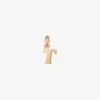 DMB2023 LETTL 0009R 010 Dodo letter t charm 9k rose gold