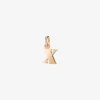 DMB2027 LETXL 0009R 010 Dodo letter x charm 9k rose gold