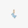 DMB5002 JUNIS EAZ9R 010 Dodo junior charm 9k rose gold blue enamel