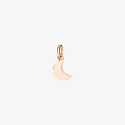 Ciondolo luna in oro rosa.