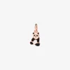 DMC2002 PANDS EWB9R 010 Dodo panda charm 9k rose gold black white enamel