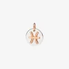 DMC2010 ZODPE 0009A 010 Dodo pisces charm silver 9k rose gold