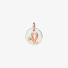 Ciondolo leone in argento e oro. 7 DMC2015 ZODLE 0009A 010 Dodo leo charm silver 9k rose gold