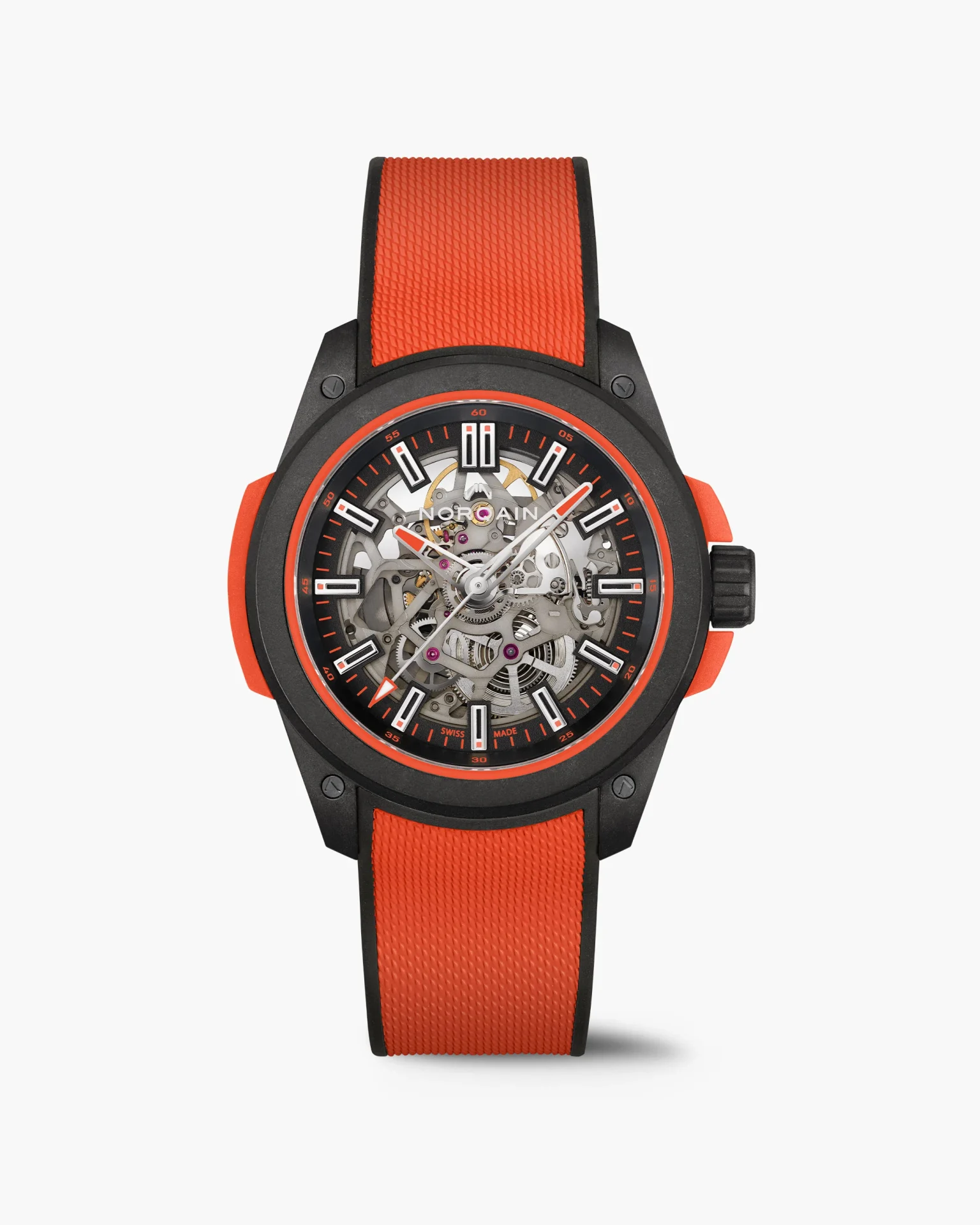 Norqain Wild ONE Skeleton Coral Red